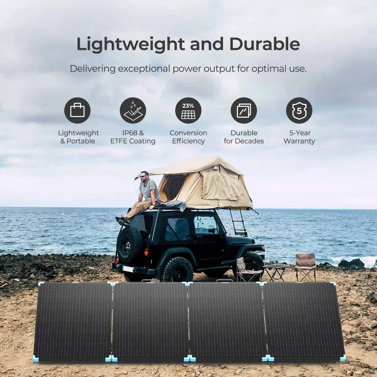 Renogy 220W Lightweight Portable Solar Suitcase - view 2