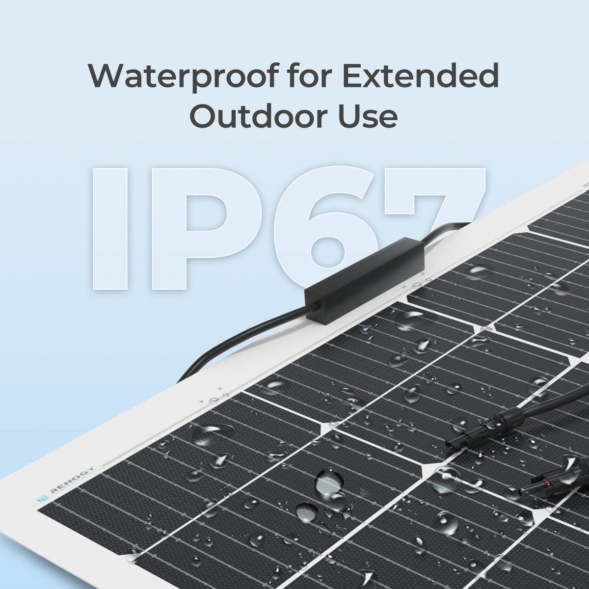 Renogy 200W 12V Flexible Monocrystalline Solar Panel - view 5