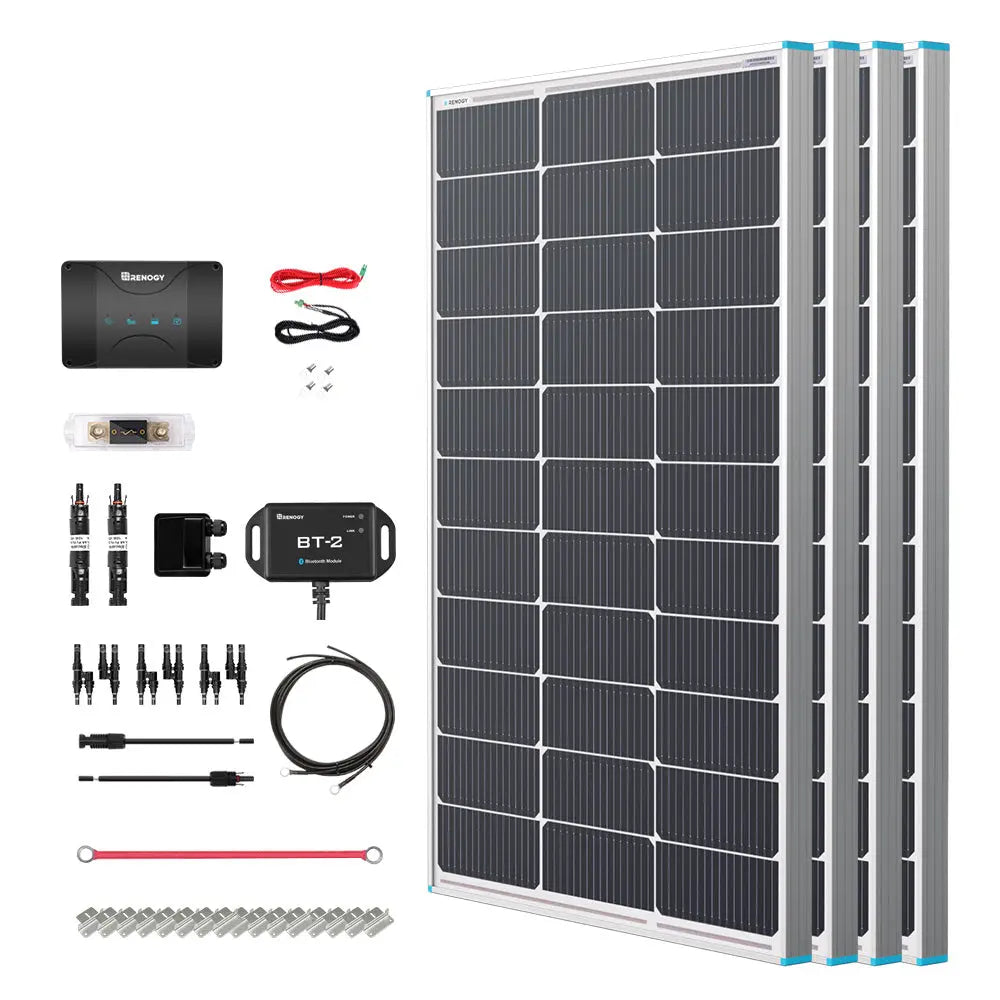 Renogy 400W 12V Essential Solar Kit with DC-DC Assembly - view 1
