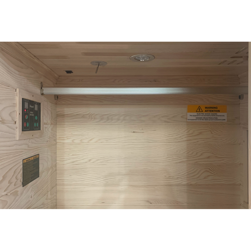 Blisspod Vienna 1-Person Far Infrared Sauna | Low EMF Carbon Heaters, Canadian Hemlock, 4 Colors