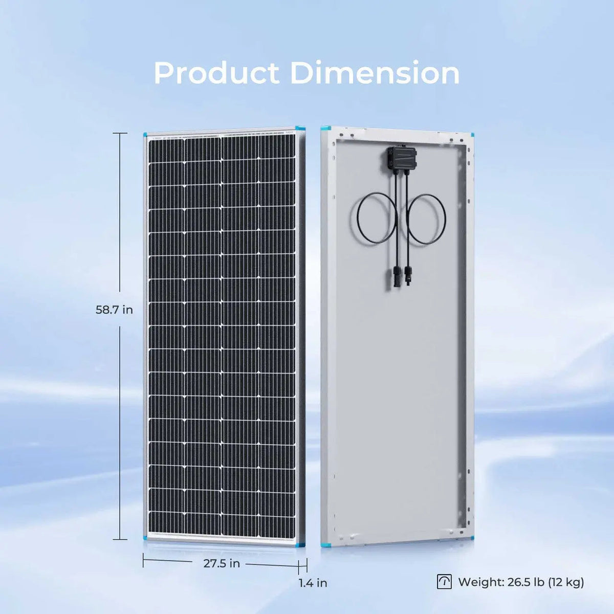 Renogy 200W 12V Solar Panel with 40A MPPT Charge Controller - view 6