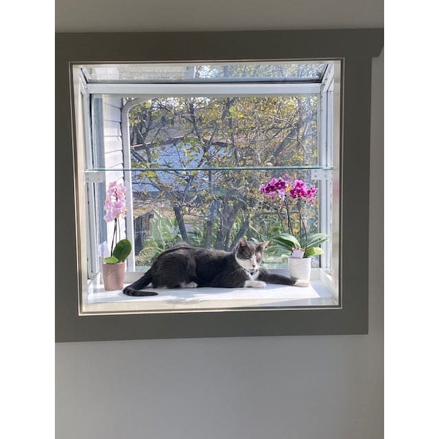 Janco Garden Window | Aluminum Greenhouse Window Kit, Low-E Tempered Glass or Lexan, Lifetime Warranty