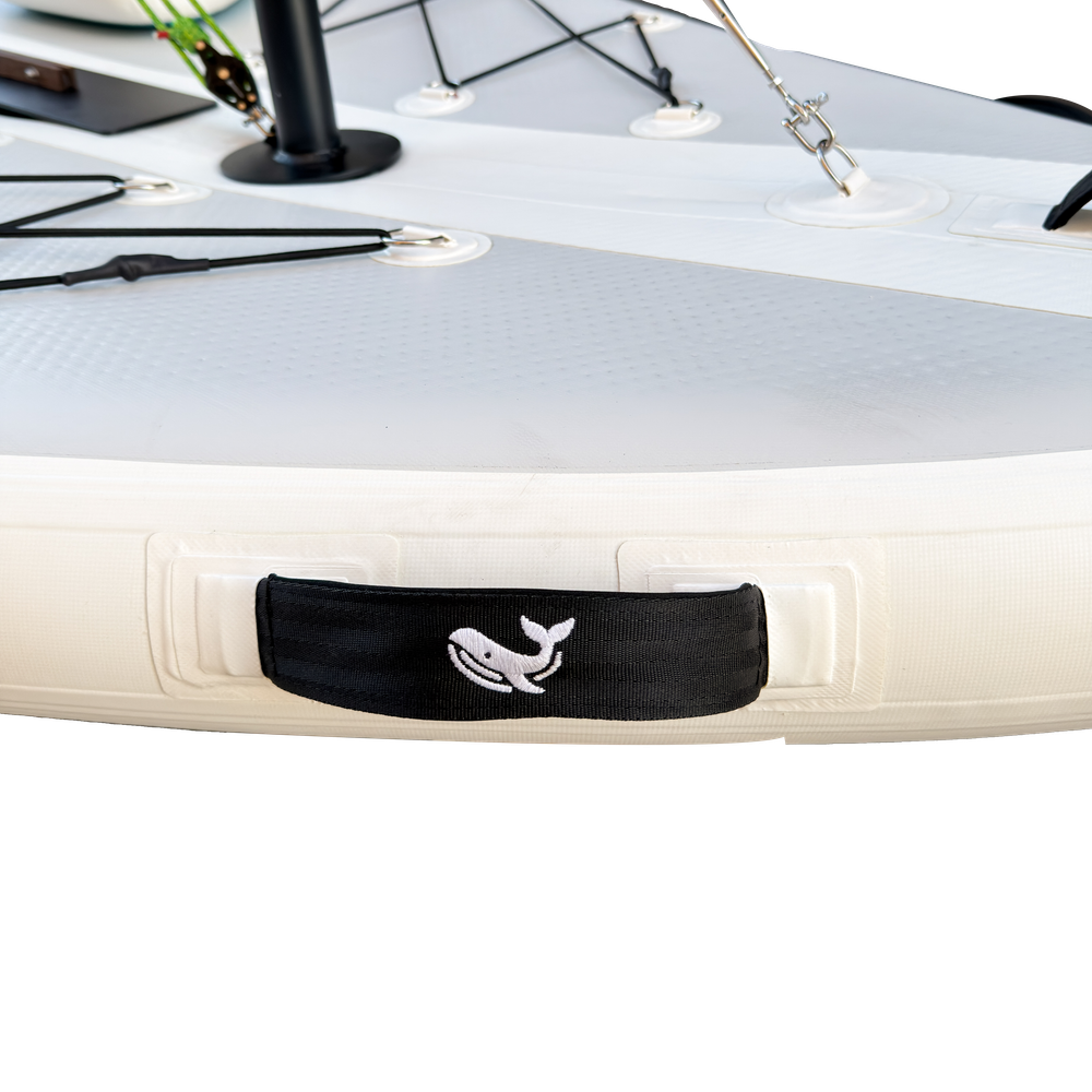 Nautiqua Starsail Inflatable Sailing Dinghy | 2-Person, Drop-Stitch, 440 lb Payload, Tool-Free Setup