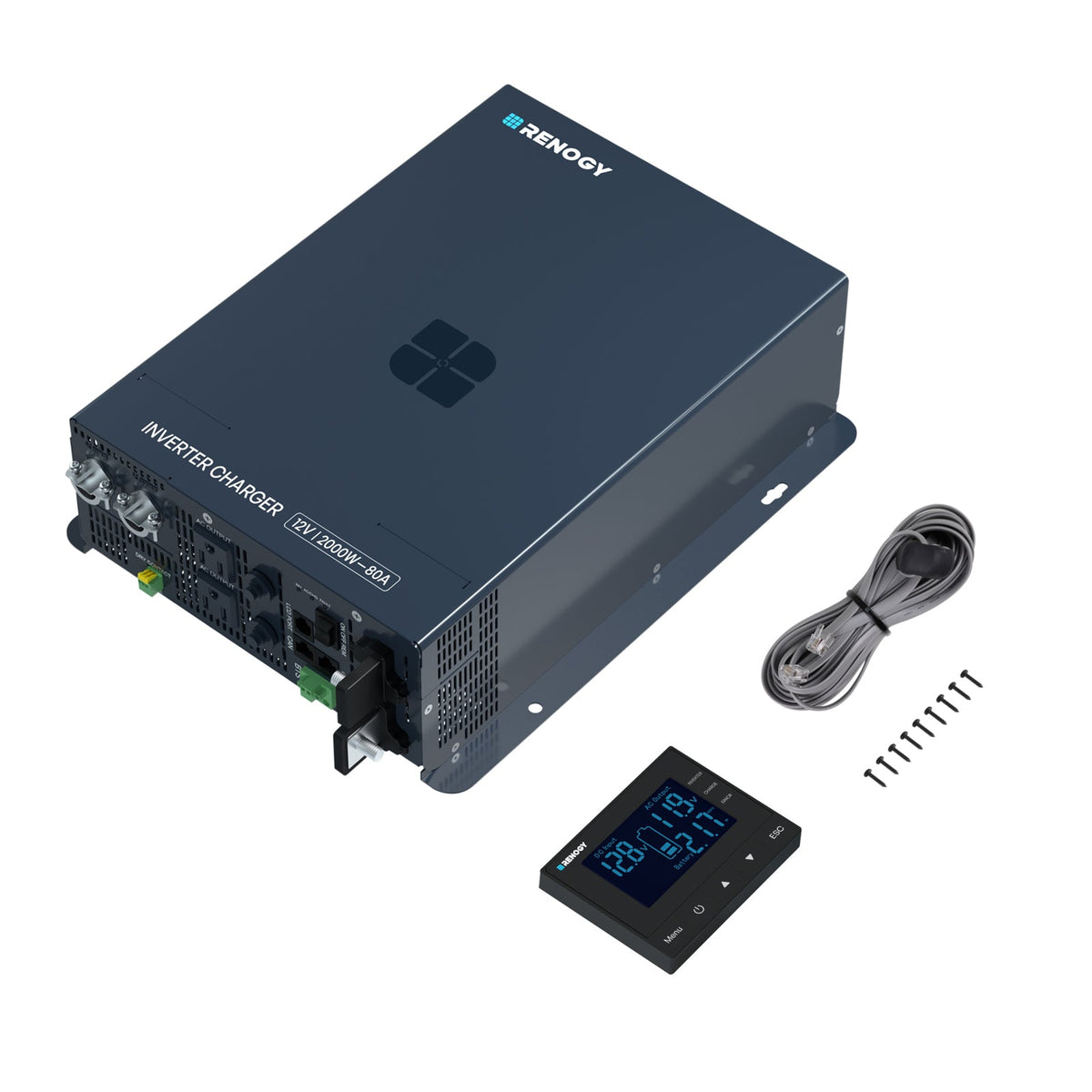 Renogy 12V Pure Sine Wave HF Inverter Charger - view 1