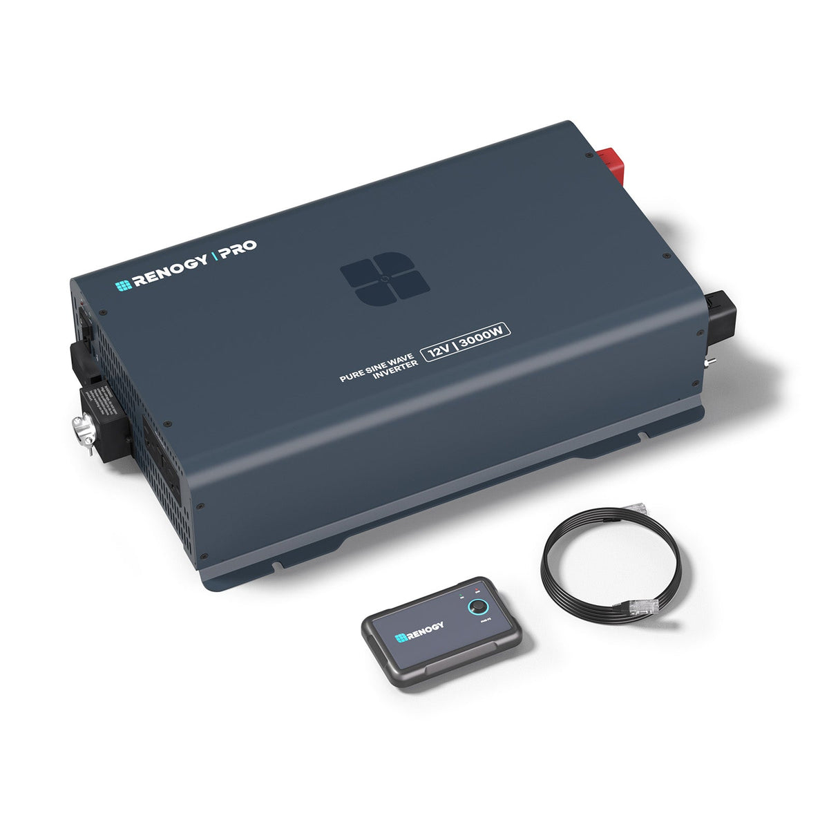 Renogy Pro 12V Bluetooth Pure Sine Wave Inverter + 30A ATS - view 2