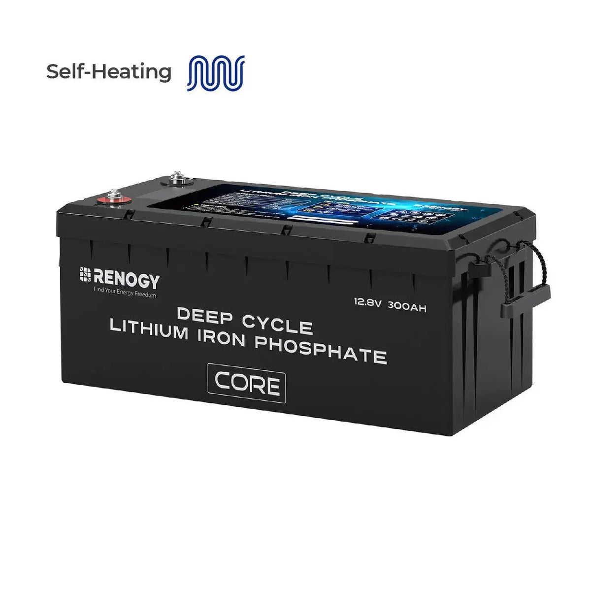 Renogy Core Series 12V 300Ah Self-Heating LiFePO4 Battery - view 2
