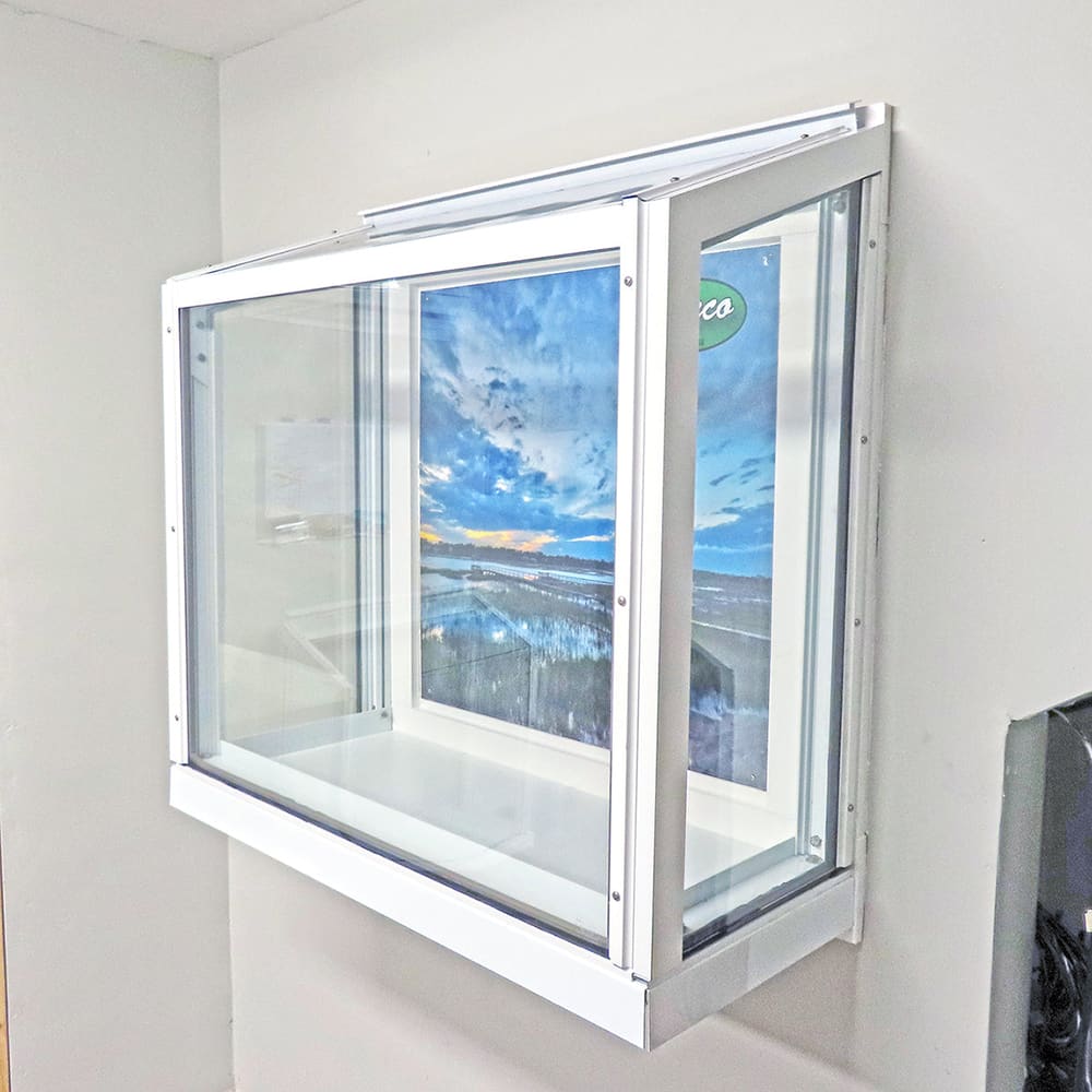 Janco Garden Window | Aluminum Greenhouse Window Kit, Low-E Tempered Glass or Lexan, Lifetime Warranty