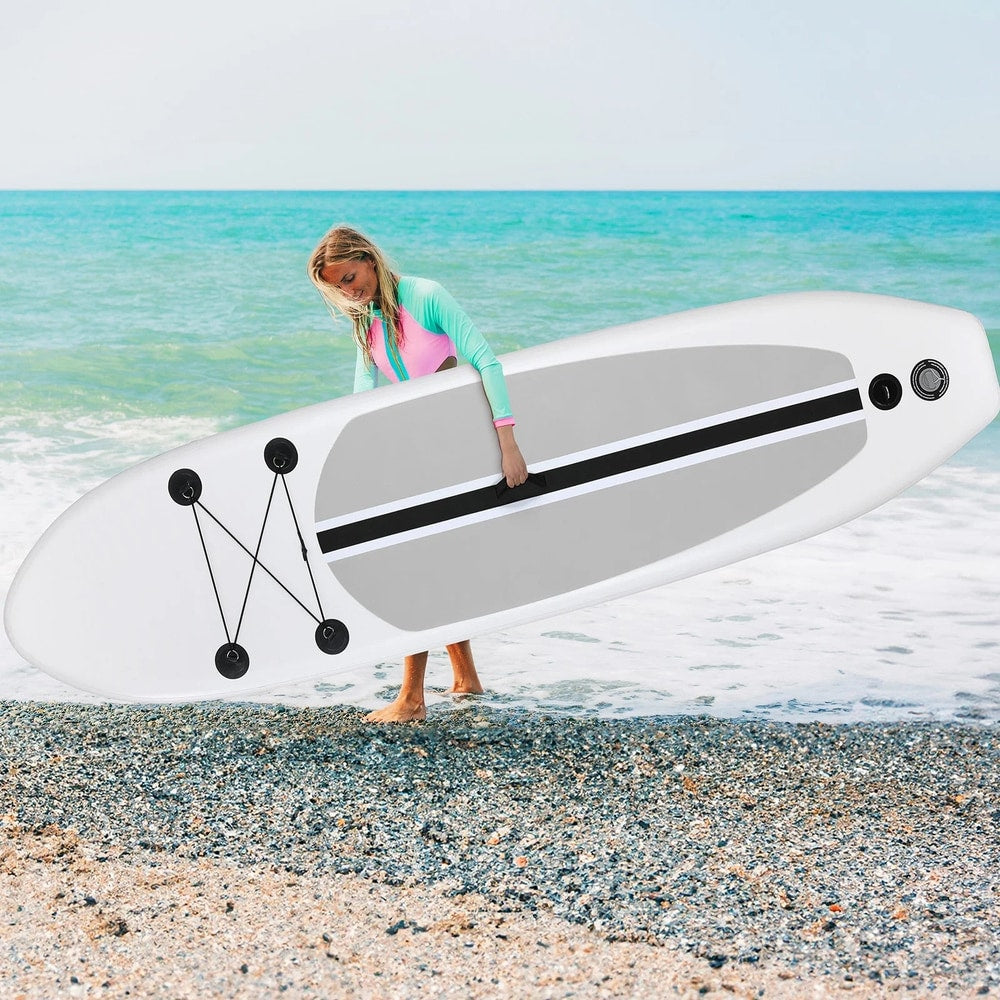 12Ft Inflatable Stand up Paddle Board with Premium SUP Accessories for Surfing & Yoga Non-Slip