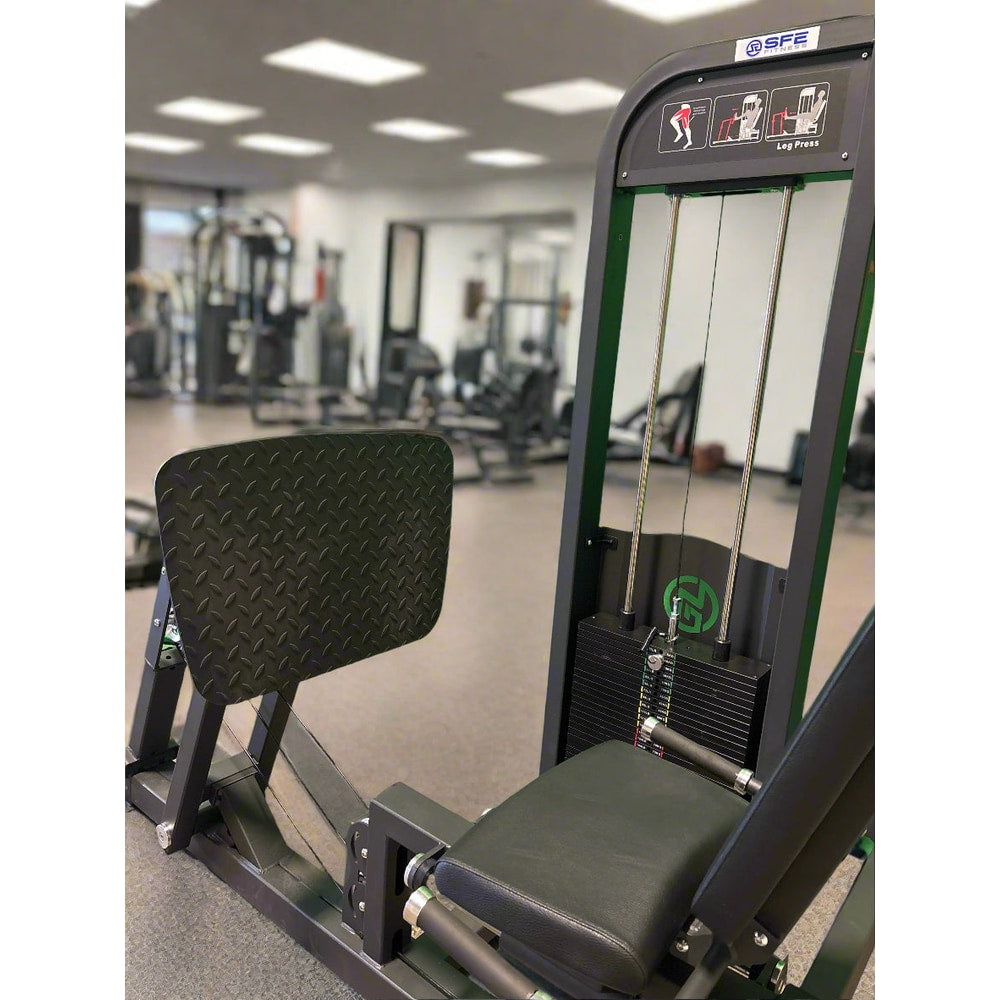 Selectorized Horizontal Leg Press with 250lb weight stacks (New)