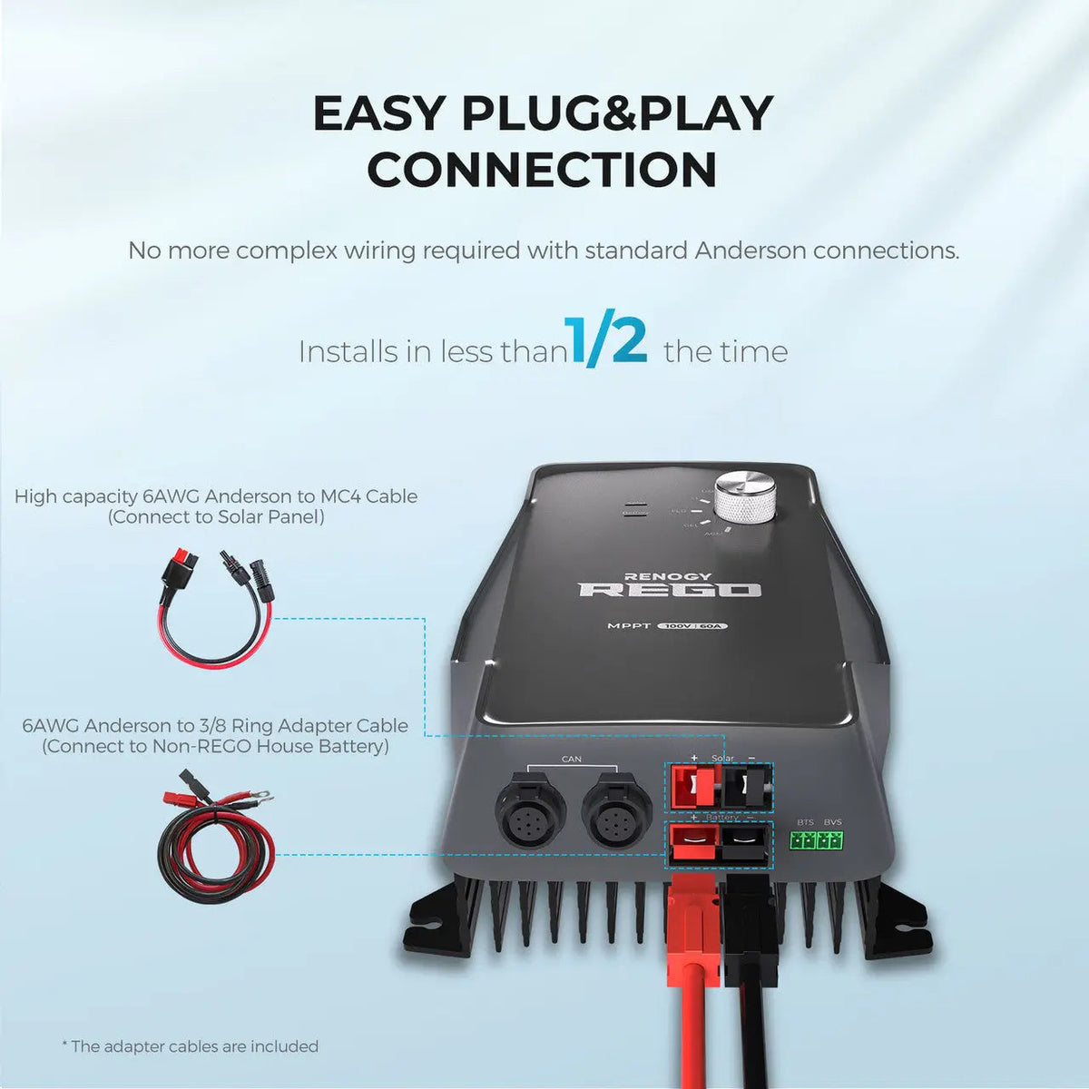 Renogy REGO 12V 60A MPPT Solar Charge Controller - view 5