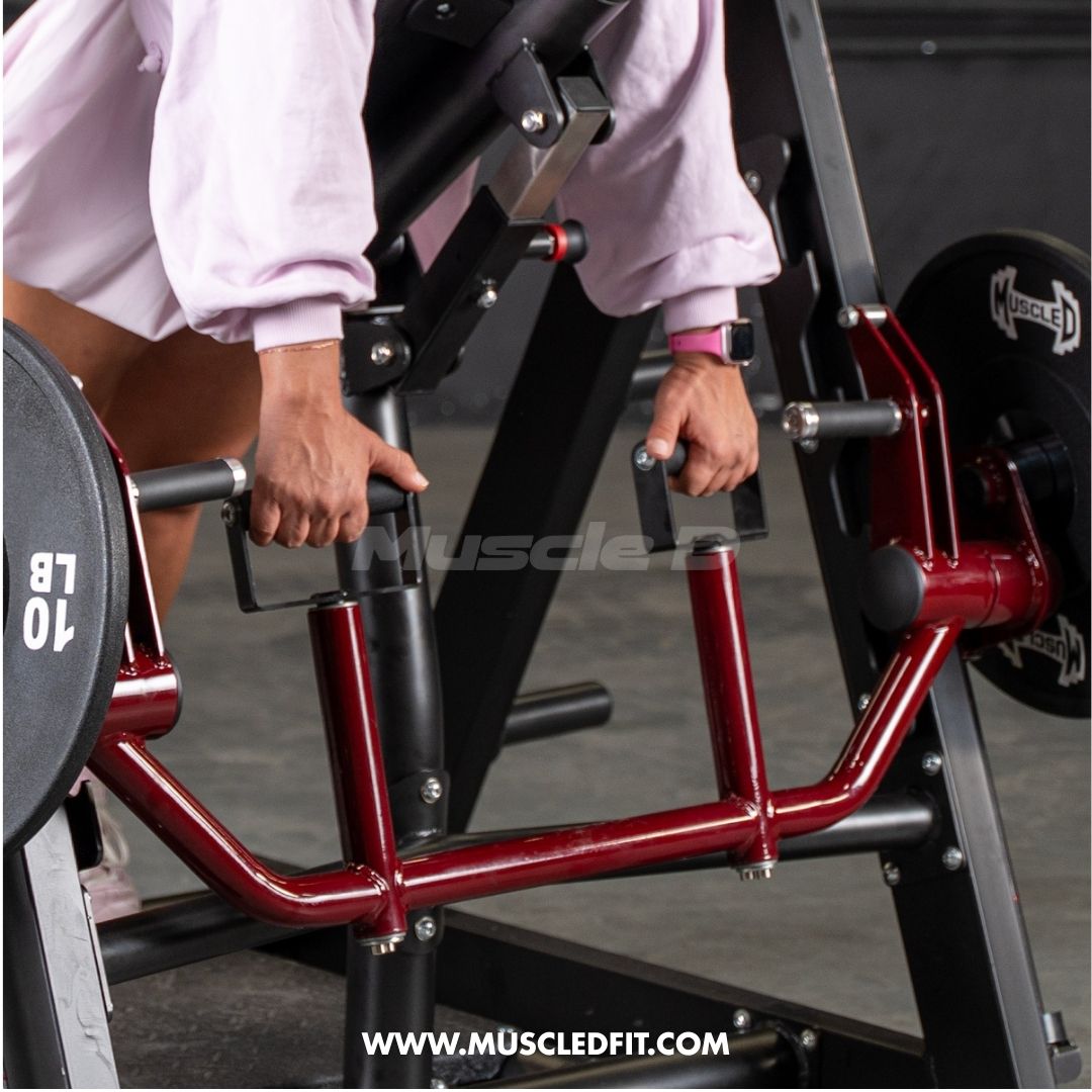 Power Leverage V2 Chest Supported Linear Bearing Row Machine | Muscle D Fitness
