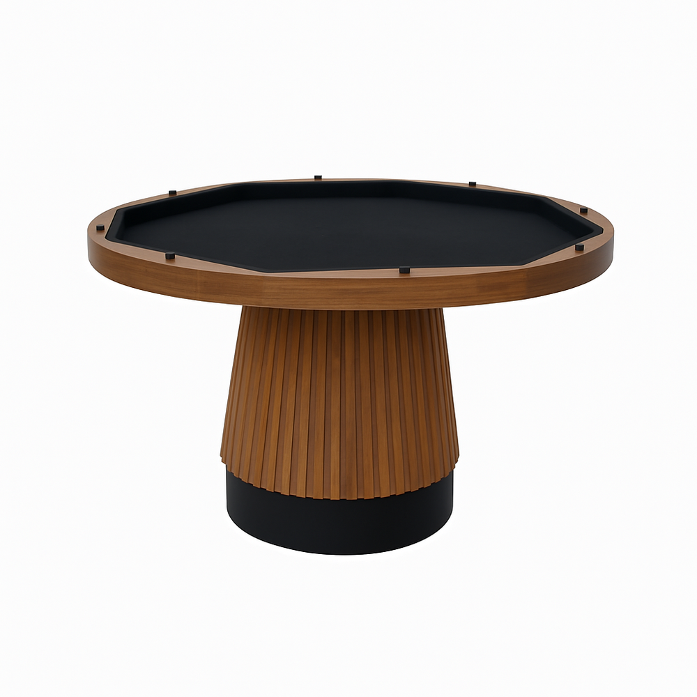 RAM Game Room Prohibition Series 48" 2-in-1 Poker Table | Flip-Top Dining, Solid Wood