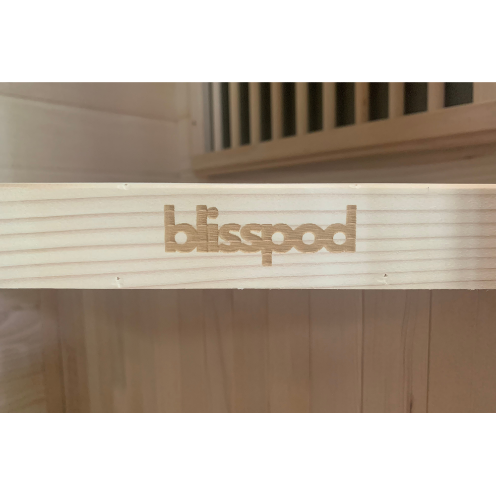 Blisspod Vienna 1-Person Far Infrared Sauna | Low EMF Carbon Heaters, Canadian Hemlock, 4 Colors