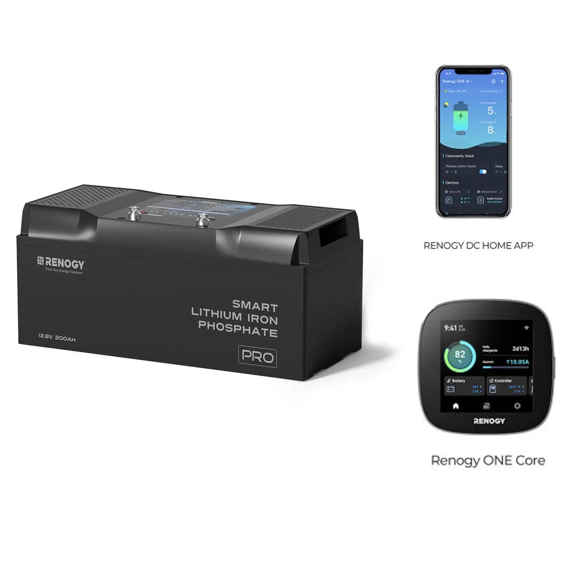 Renogy 12V 200Ah Pro Smart LiFePO4 Battery - view 13