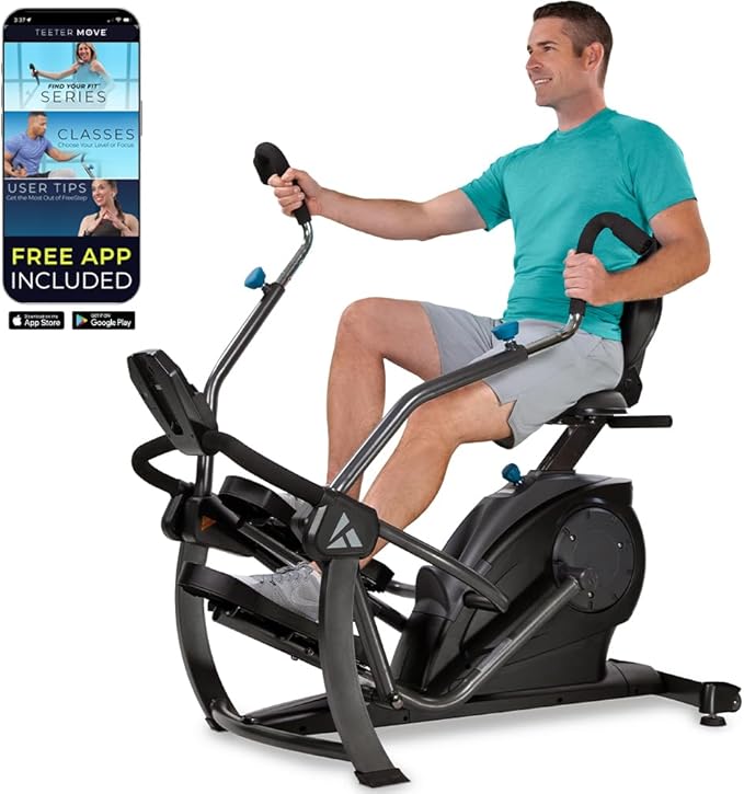 Teeter FreeStep Recumbent Cross Trainer Stepper