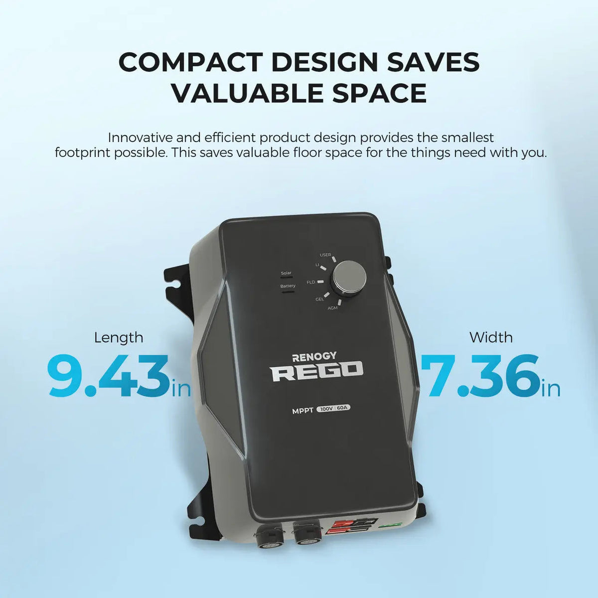 Renogy REGO 12V 60A MPPT Solar Charge Controller - view 6