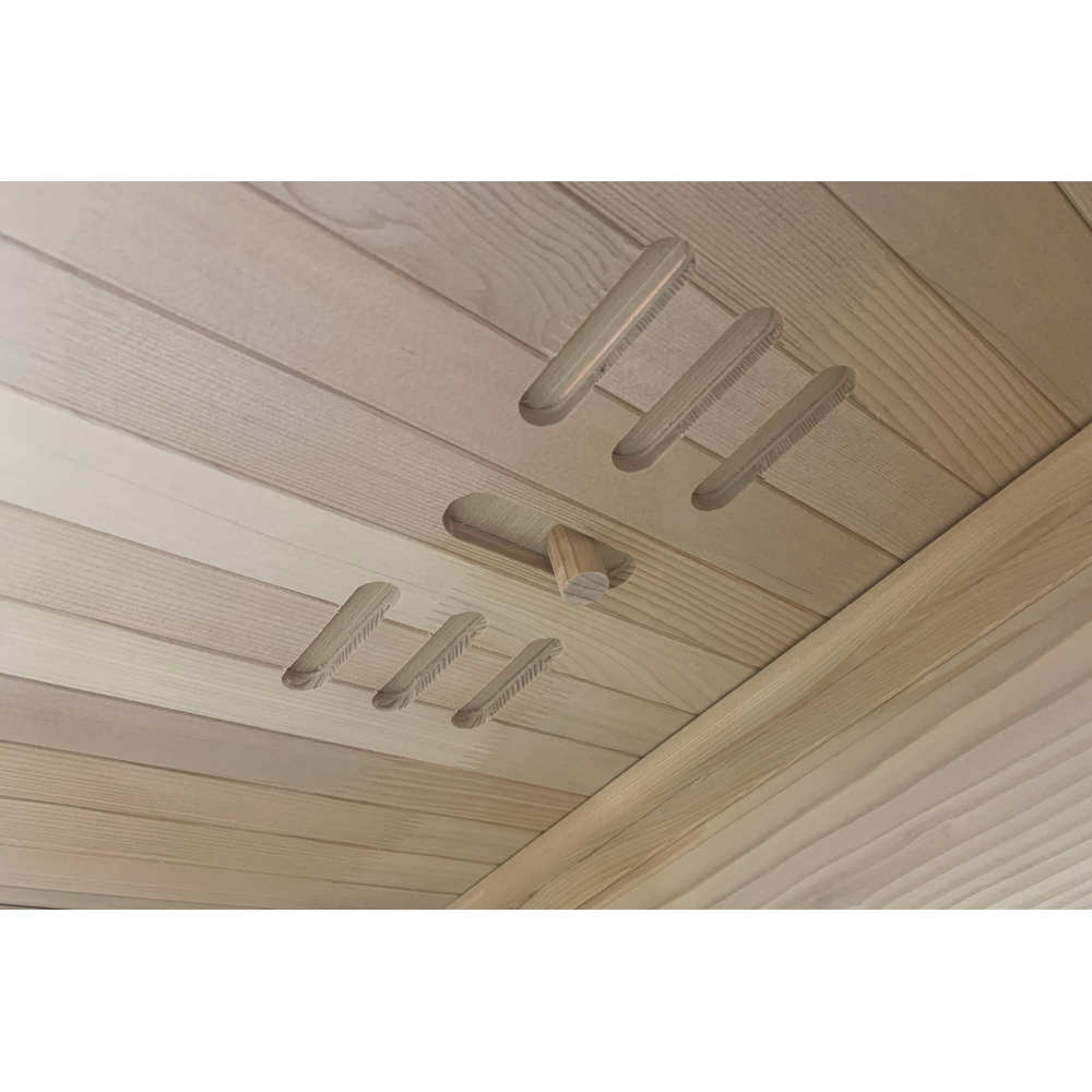 Blisspod Vienna 1-Person Far Infrared Sauna | Low EMF Carbon Heaters, Canadian Hemlock, 4 Colors