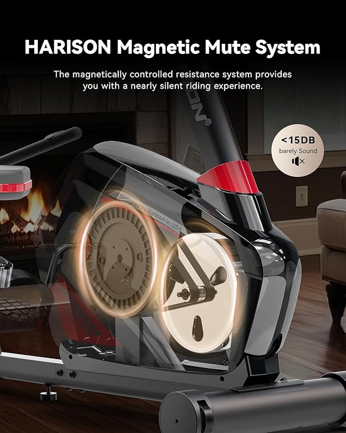 HARISON Recumbent Exercise Bike with 400 lbs Capacity