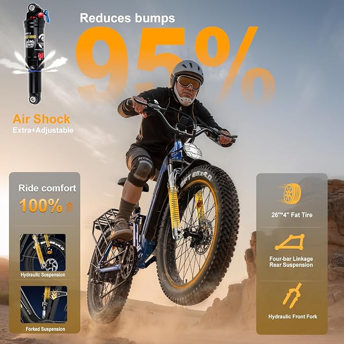 FREESKY Electric Bike for Adults,105mile Long Range Ebike
