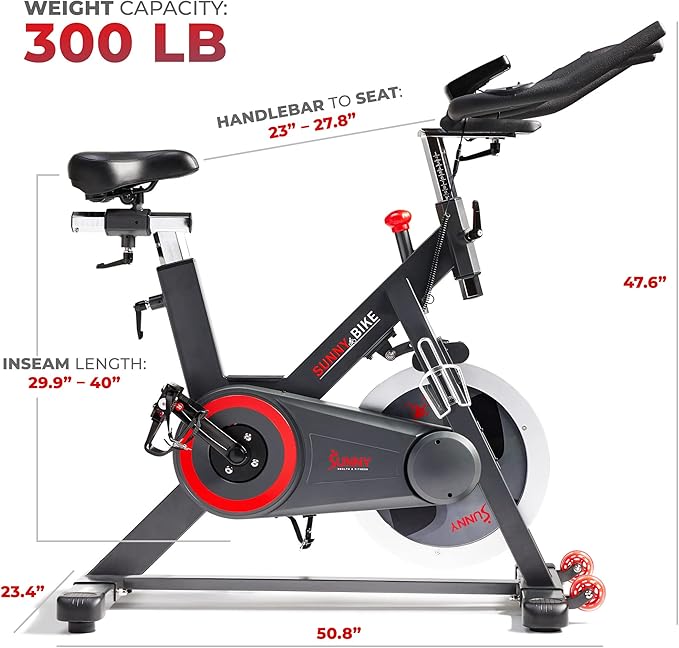 Sunny Health & Fitness Magnetic Exercise Bike