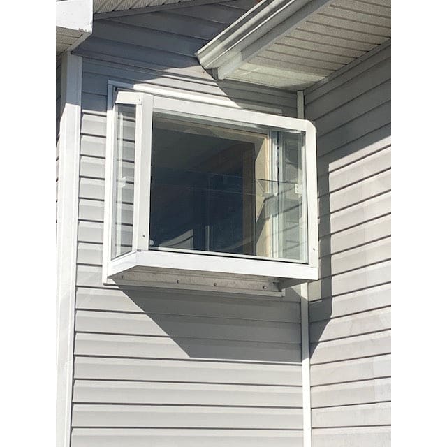 Janco Garden Window | Aluminum Greenhouse Window Kit, Low-E Tempered Glass or Lexan, Lifetime Warranty