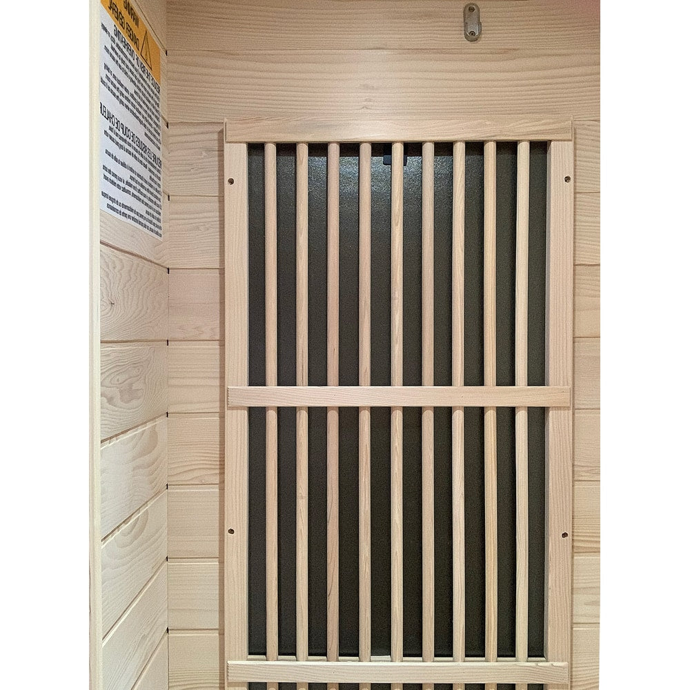 Blisspod Vienna 1-Person Far Infrared Sauna | Low EMF Carbon Heaters, Canadian Hemlock, 4 Colors