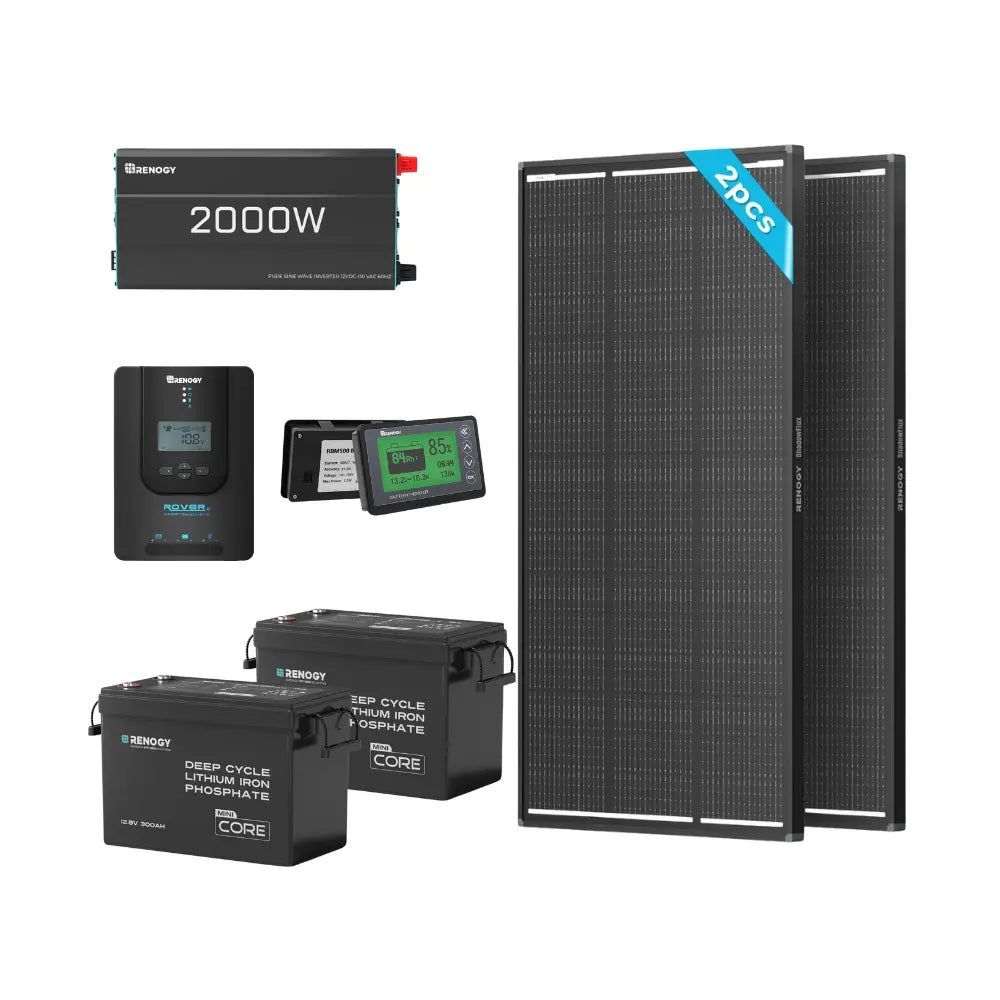 Renogy 7.68kWh Power Kit with Optional ShadowFlux Solar - view 2