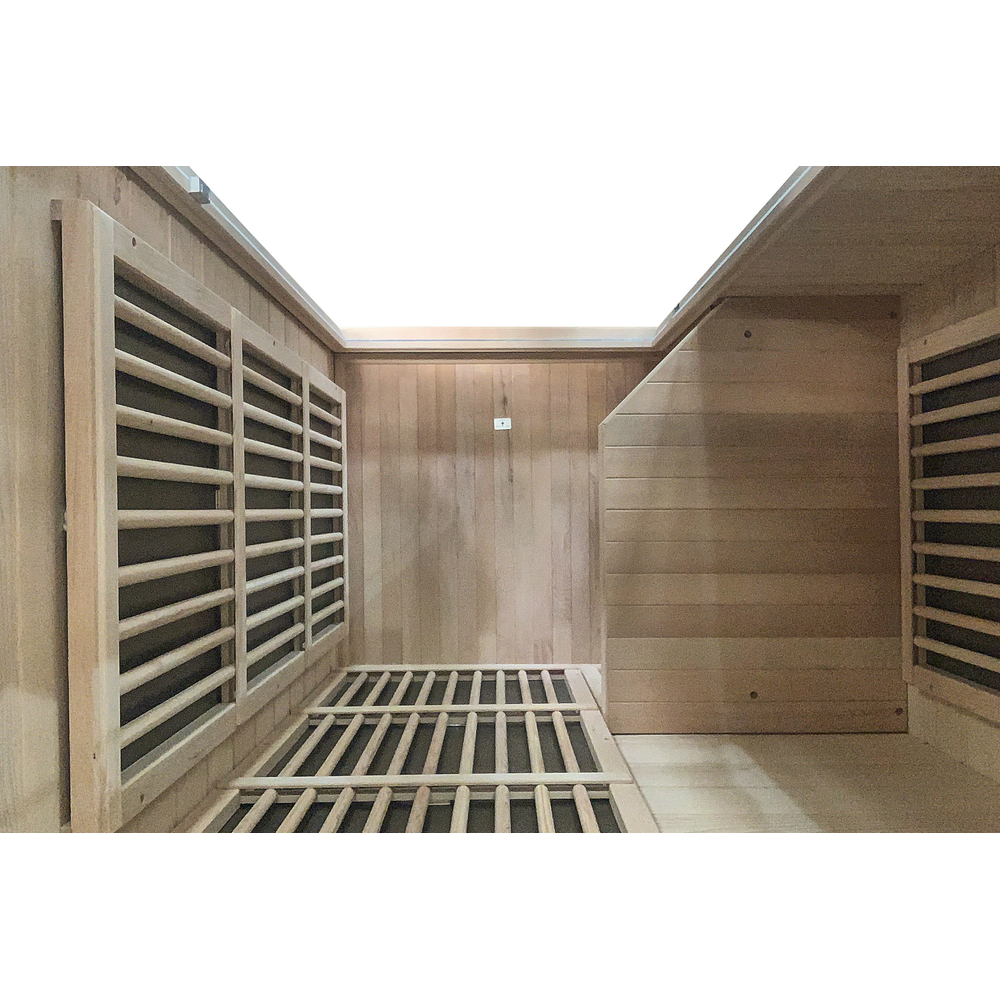 Blisspod Vienna 1-Person Far Infrared Sauna | Low EMF Carbon Heaters, Canadian Hemlock, 4 Colors
