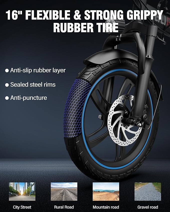 2 Seater Electric Bike for Adults,Mini Bike