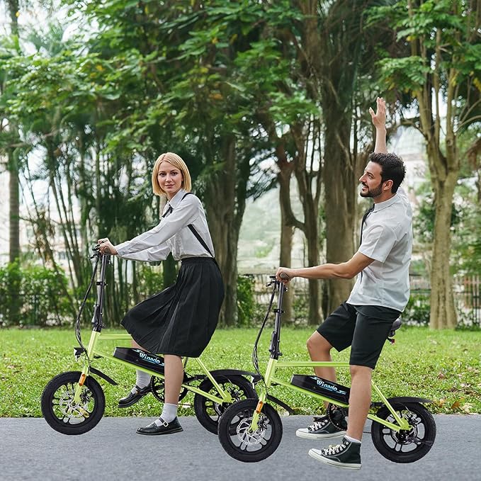 Winado Electric Bike for Adults, 14" Folding Electric Bicycle