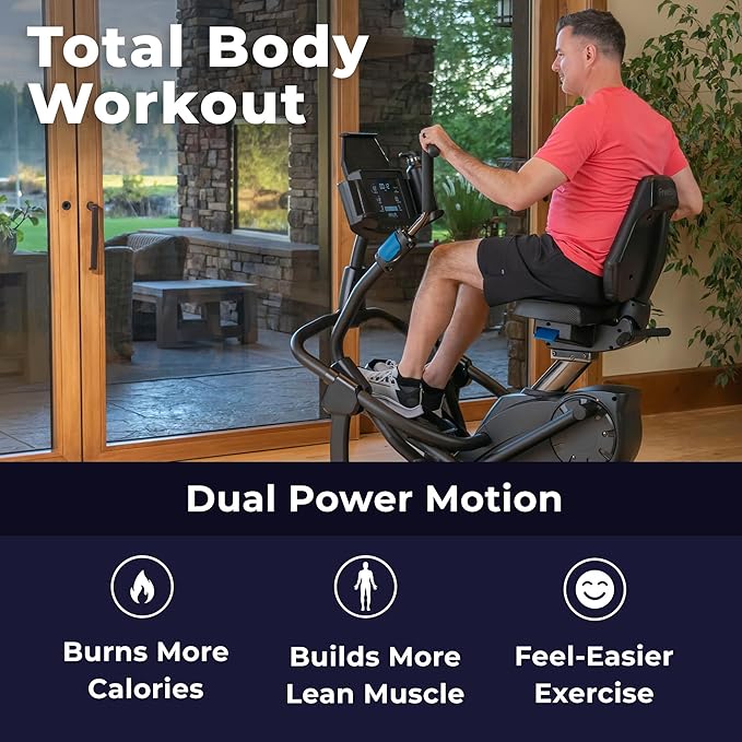 Teeter FreeStep Recumbent Cross Trainer Stepper