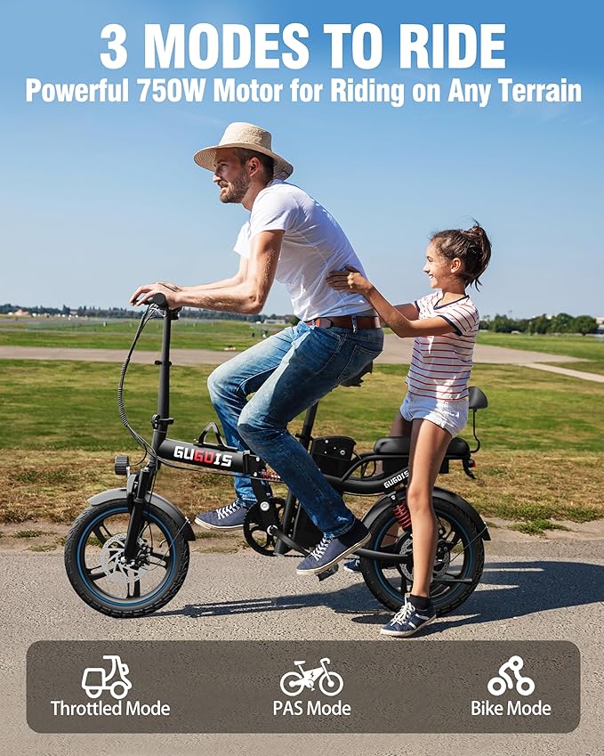 2 Seater Electric Bike for Adults,Mini Bike