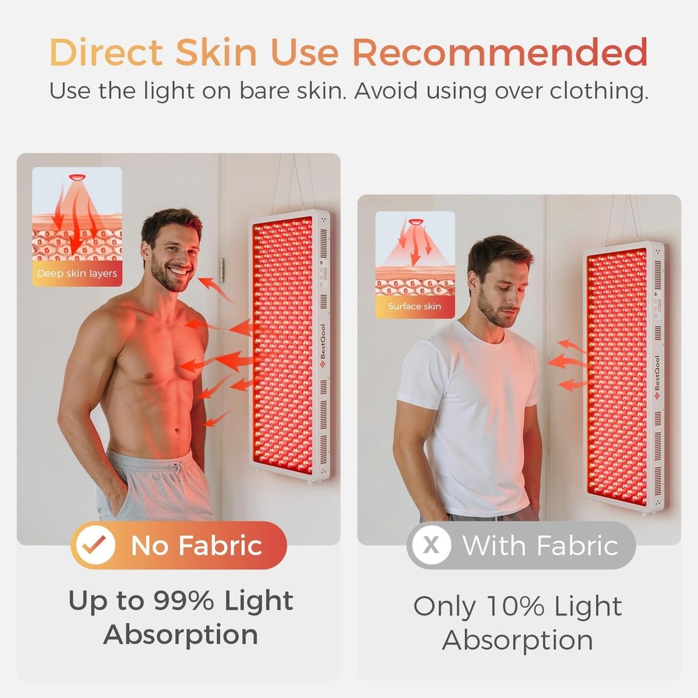 Red Light Therapy Device, 4 Wavelengths Full Body Infrared Red Light Therapy at Home, Elite Grade Dual Chip 300 Leds, High Power, 500W. Modular Design.