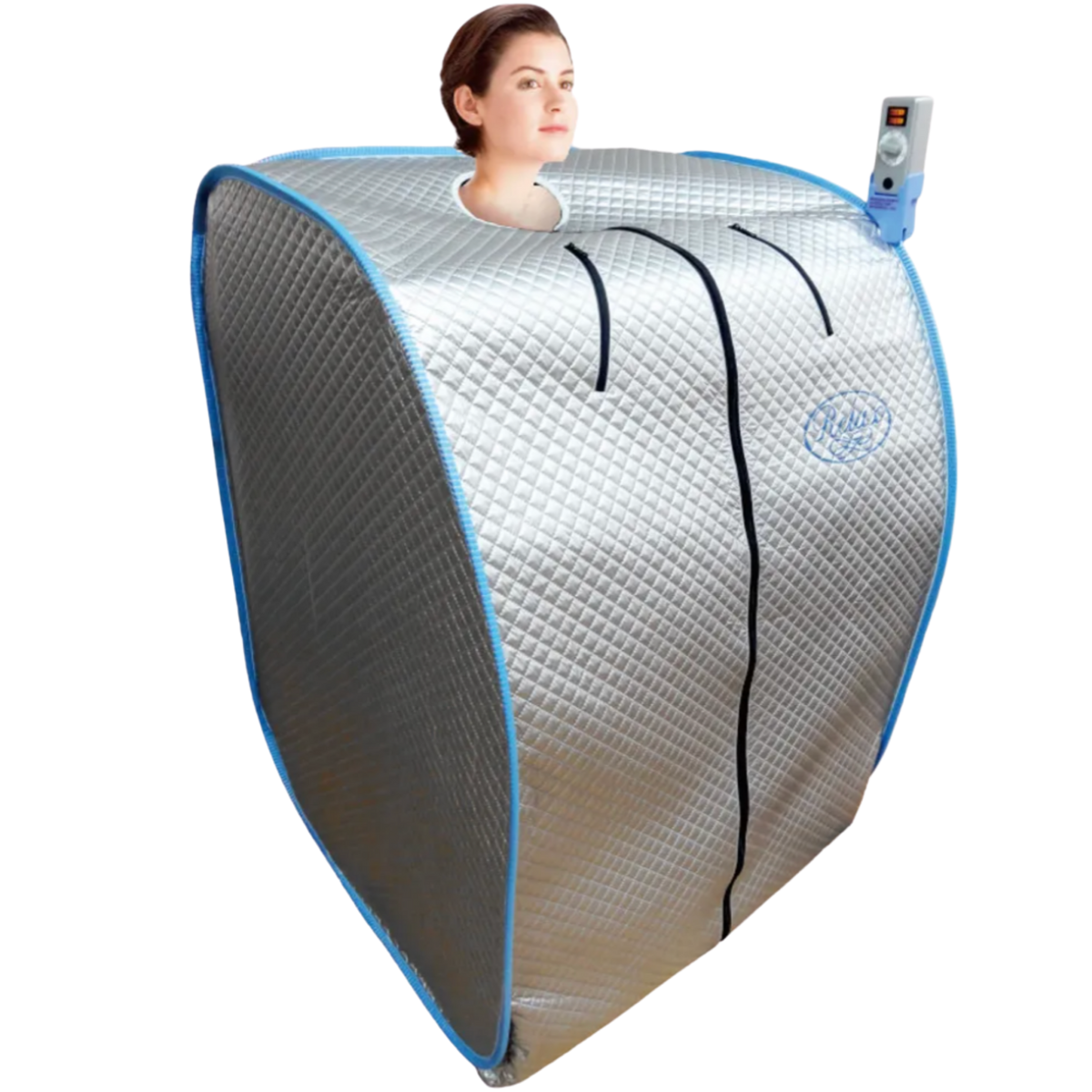 Relax Silver Elite Portable Far Infrared Sauna | Dual FIR System, Durable Tent, Personal & Family Use