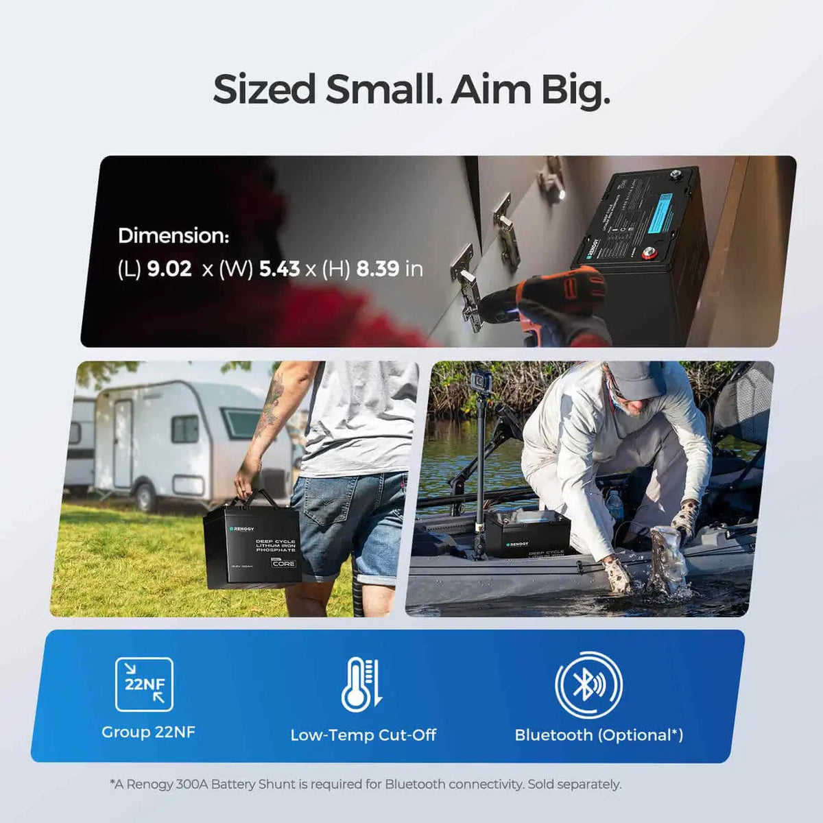 Renogy CORE Mini 12.8V 100Ah LiFePO4 Battery - view 2