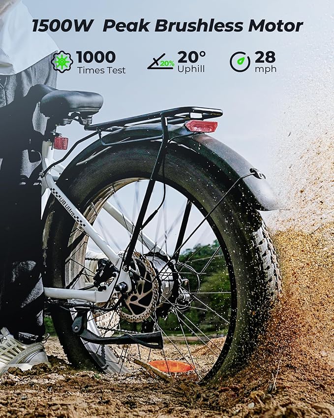 isinwheel U8 Plus Electric Bike for Adults 1500W
