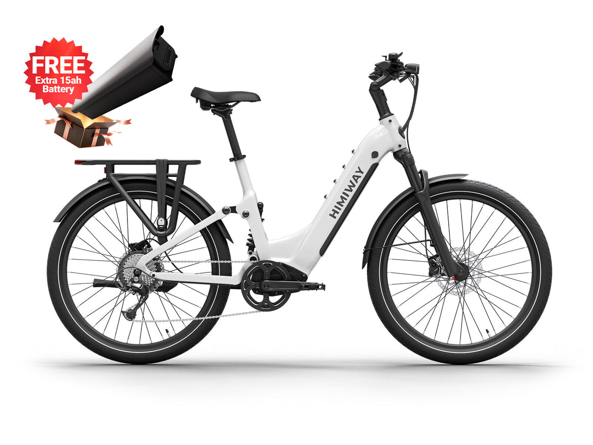 Himiway A7 Full-Suspension Commuter E-Bike - view 6