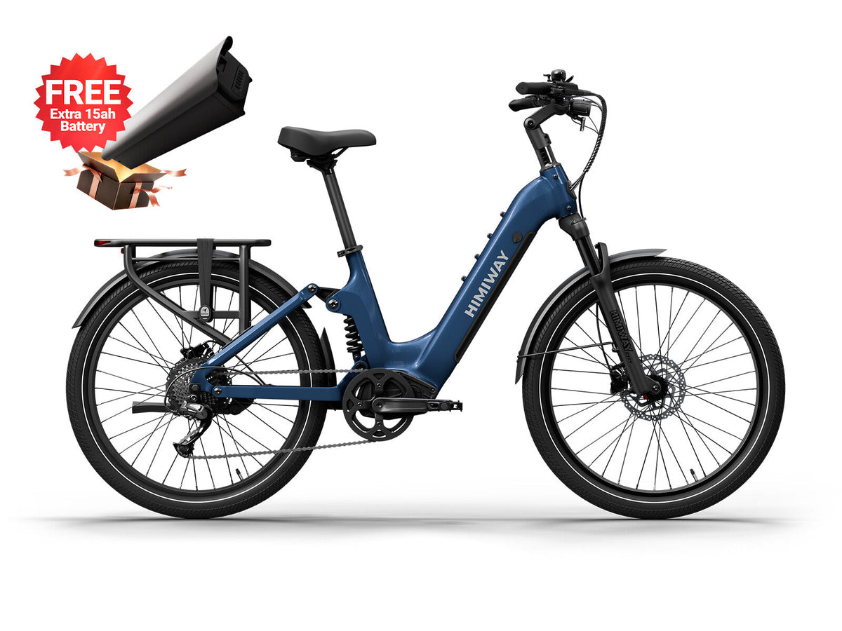 Himiway A7 Full-Suspension Commuter E-Bike - view 3