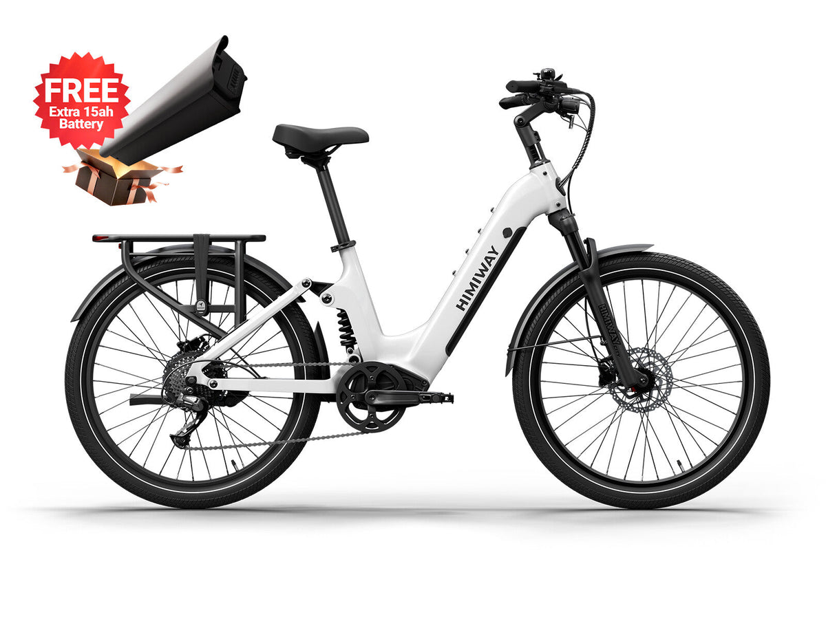 Himiway A7 Full-Suspension Commuter E-Bike - view 5