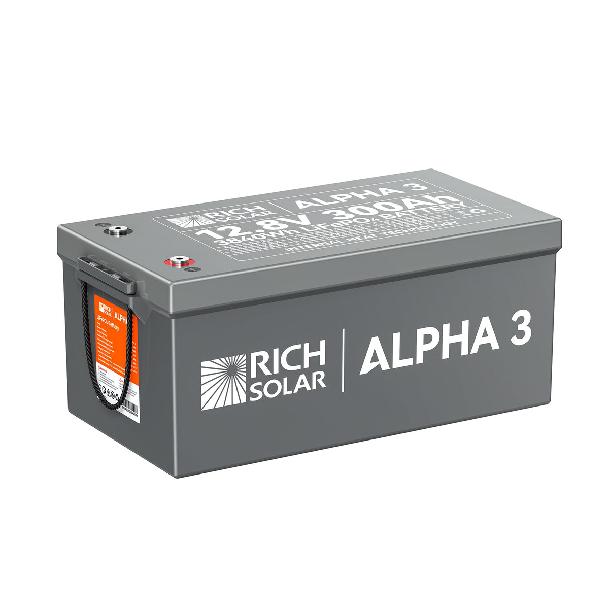 RICH SOLAR ALPHA 3 12V 300Ah LiFePO4 Battery - view 1