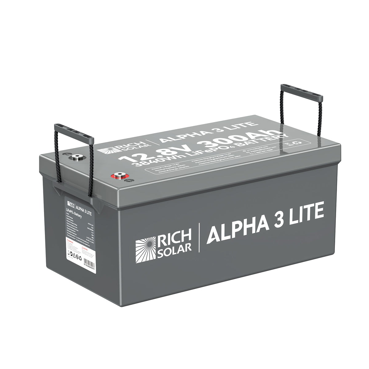 RICH SOLAR ALPHA 3 LITE 12V 300Ah LiFePO4 Battery - view 3