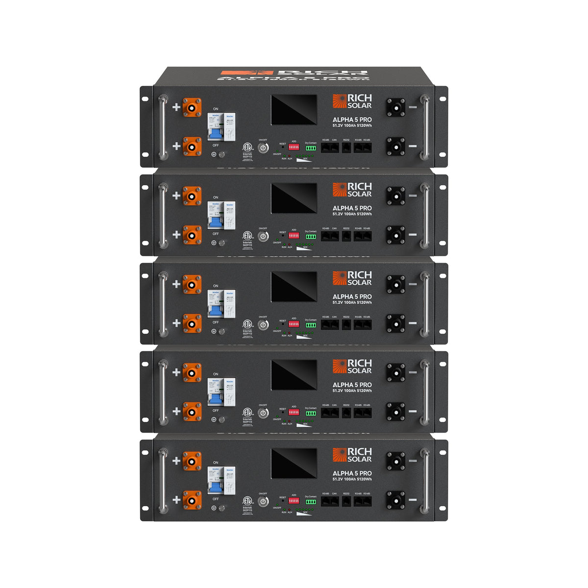 RICH SOLAR ALPHA 5 PRO 51.2V 100Ah Server Rack Battery - view 13
