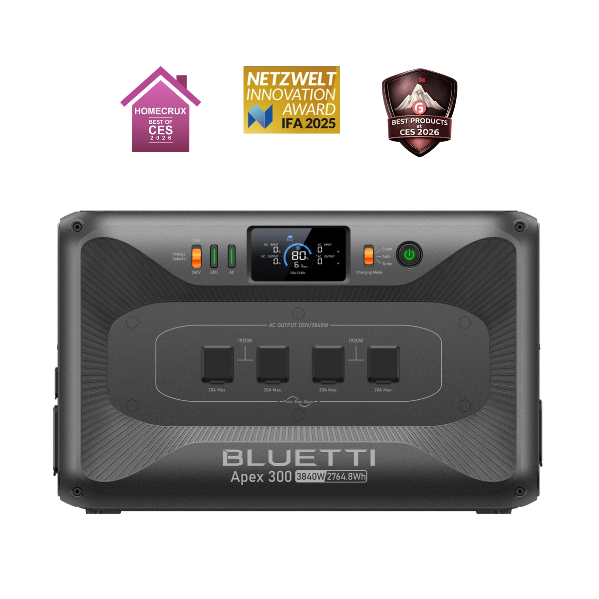 BLUETTI Apex 300 Home Battery Backup - view 1