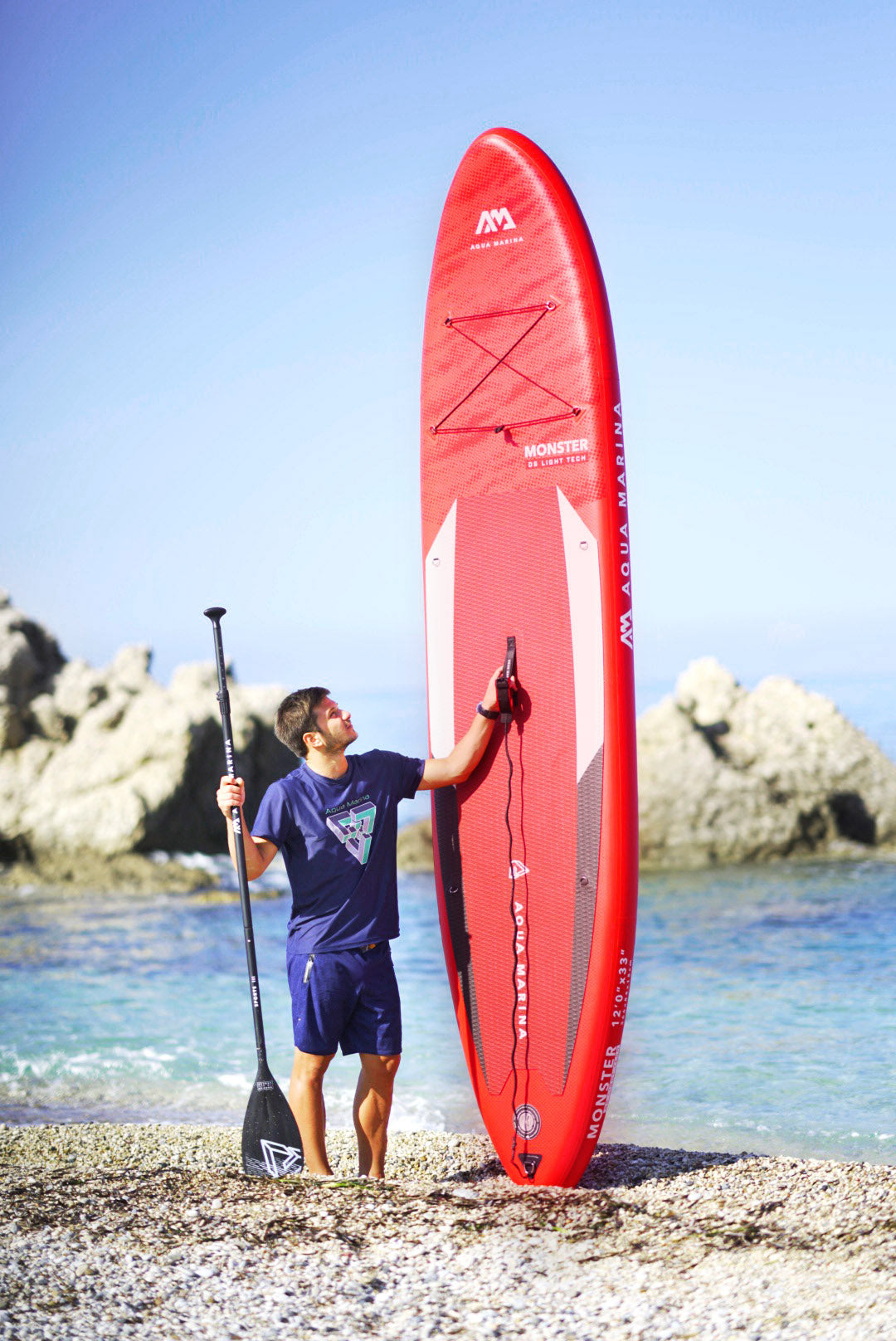 Aqua Marina MONSTER 12'0" Inflatable Paddle Board | All-Around SUP, 380 L Volume, 374 lb Payload