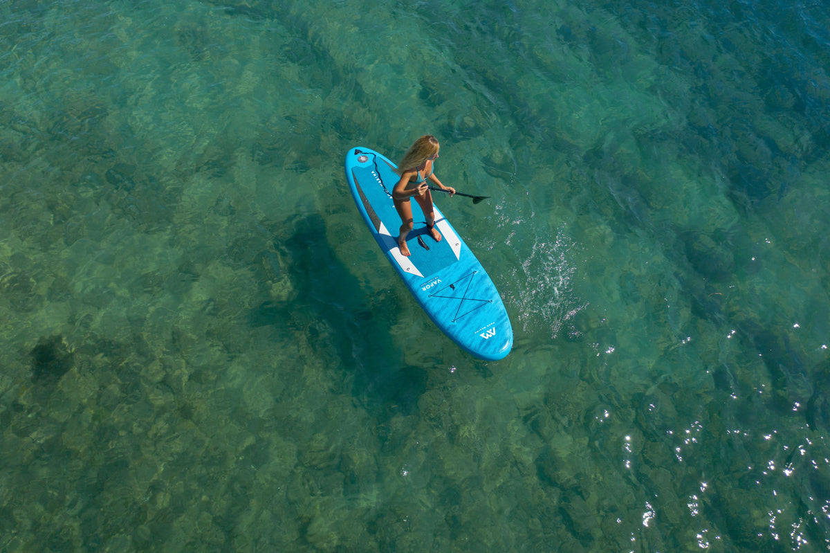 Aqua Marina VAPOR 10'4" Inflatable Paddle Board | All-Around SUP, 308 lb Payload, 18.7 lb
