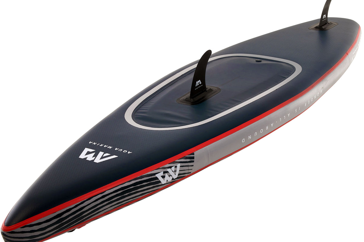 Aqua Marina CASCADE 11'2" Inflatable Hybrid Kayak & SUP | 485 lb Payload, Spray Skirt, High-Back Seat