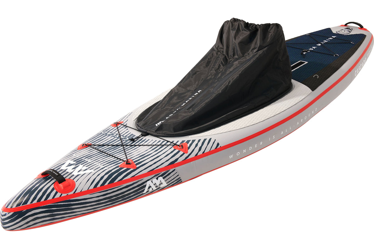 Aqua Marina CASCADE 11'2" Inflatable Hybrid Kayak & SUP | 485 lb Payload, Spray Skirt, High-Back Seat