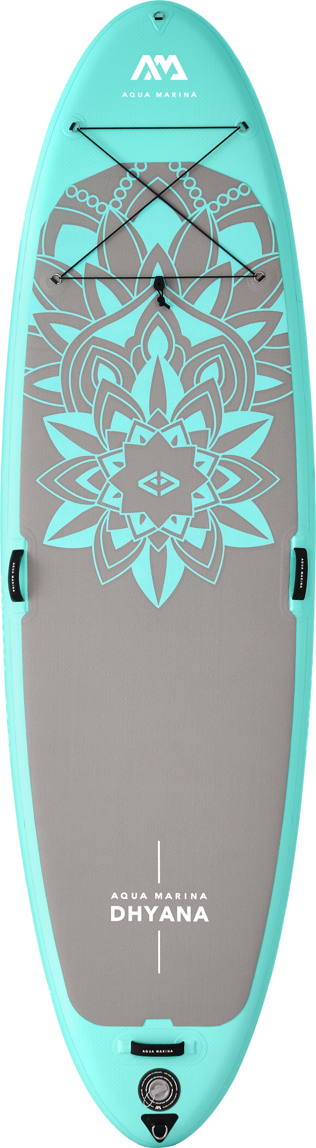 Aqua Marina DHYANA 11'0" Inflatable Yoga Paddle Board | Fitness SUP, 36" Wide, Full EVA Deck