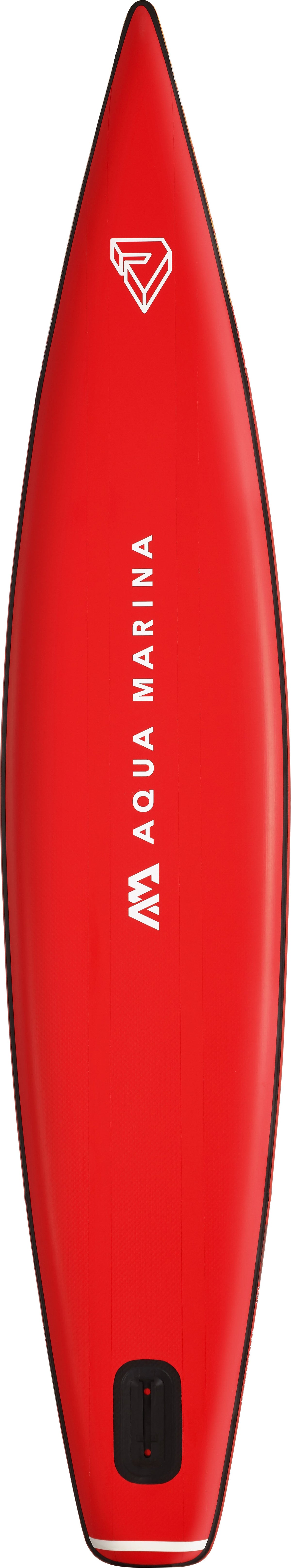 Aqua Marina RACE 12'6" Inflatable Racing Paddle Board | 27 in Wide, Carbon Stringers, 18 PSI