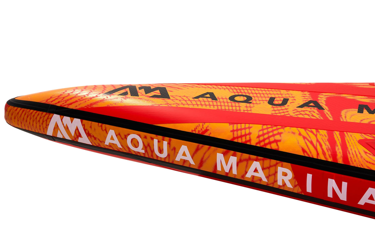 Aqua Marina RACE 12'6" Inflatable Racing Paddle Board | 27 in Wide, Carbon Stringers, 18 PSI